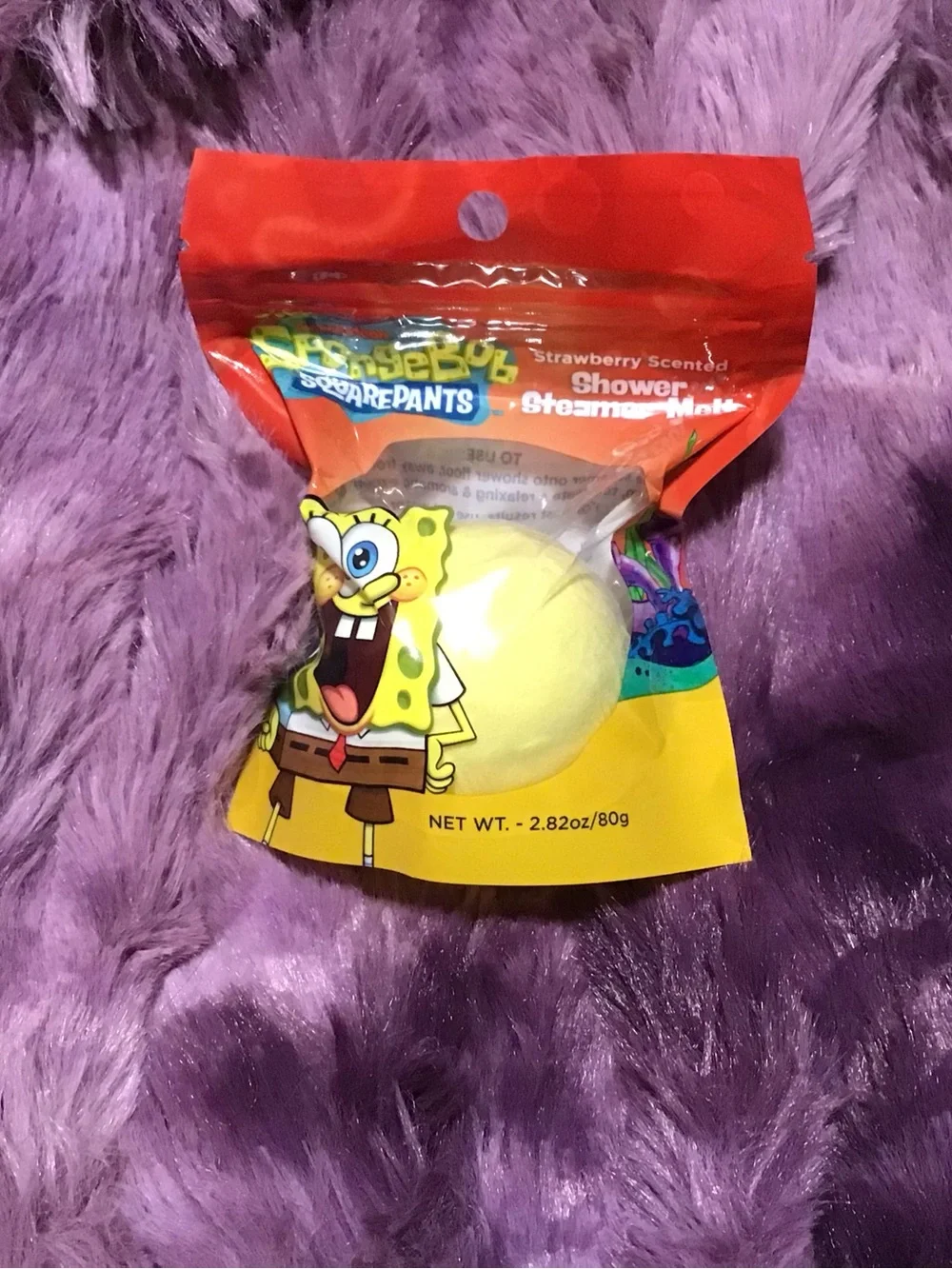 SpongeBob SquarePants Blue and Yellow Color-Twist Bath Bomb